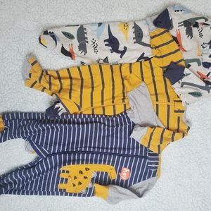 Gerber Dinosaur Onesies Set